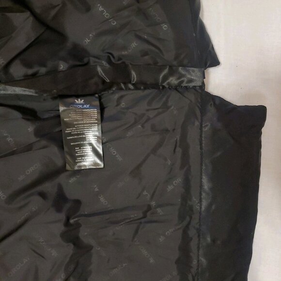 OROLAY Thickened Duck Down Jacket Womens Small Black Puffer Coat w/ Hood $140 - Picture 6 of 9